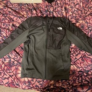 North face insulated zip jacket coat